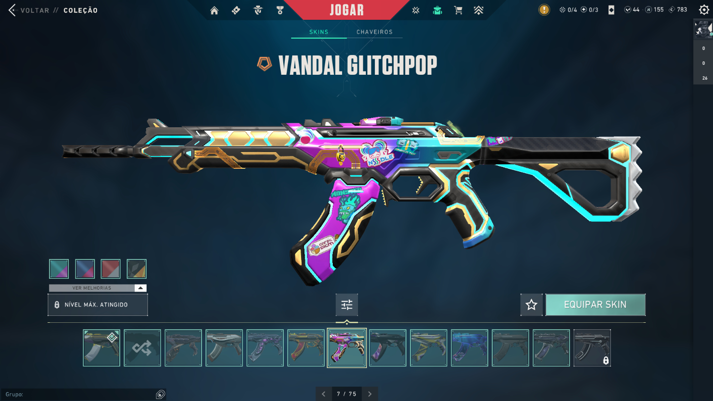 Valorant, Conta desde o Beta, recheada de skins, pacote ancifogo completo