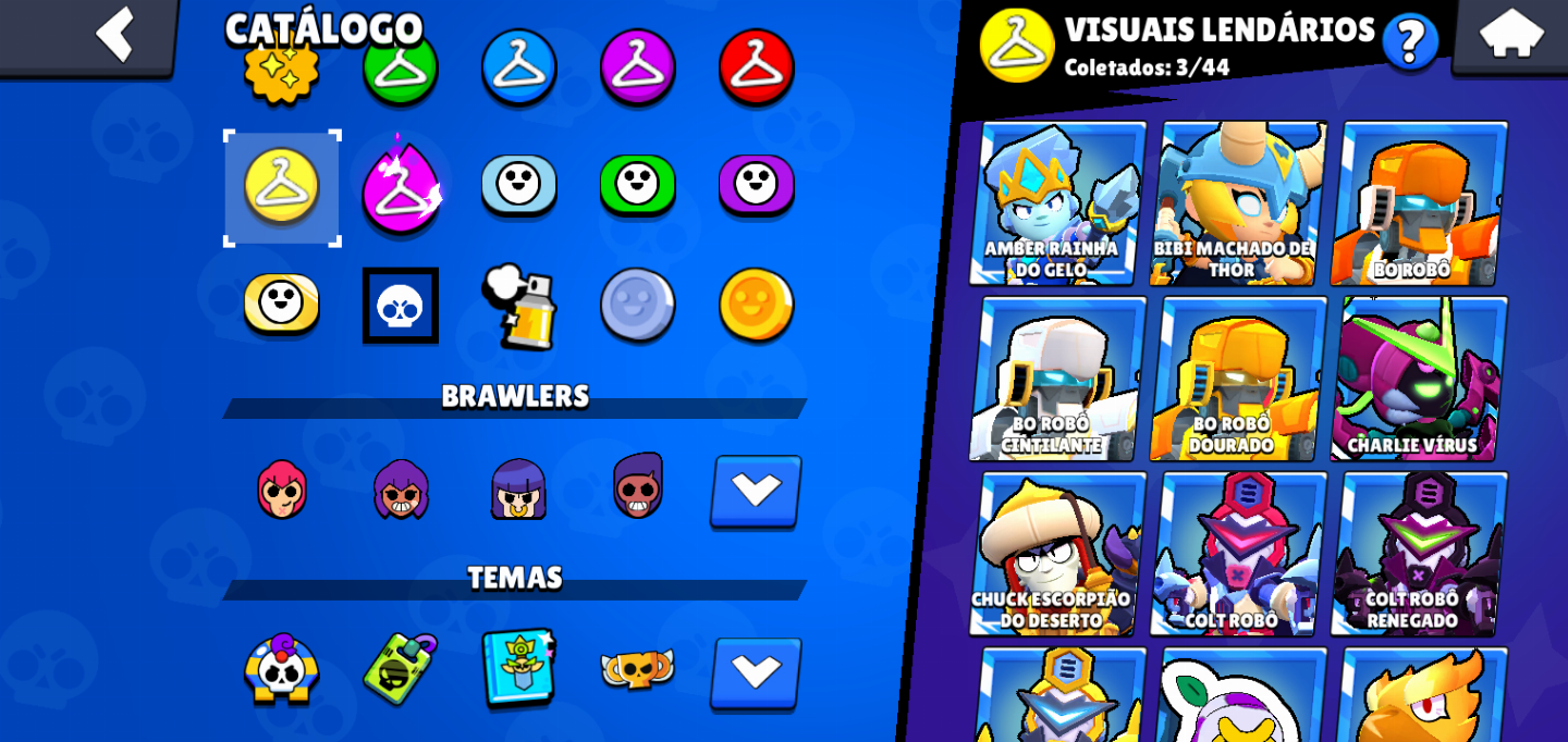 CONTA BRAWL STARS 106/106 COM 62K E MAIS DE 310 SKINS | NEGOCIO VALOR