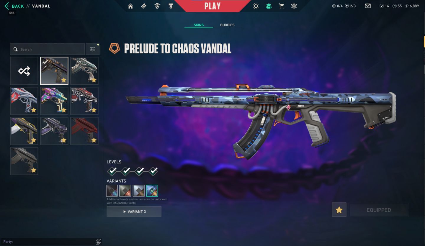 Conta de VALORANT com MUITAS skins (xeno caçadora, prelúdio) R$1400 gastos!