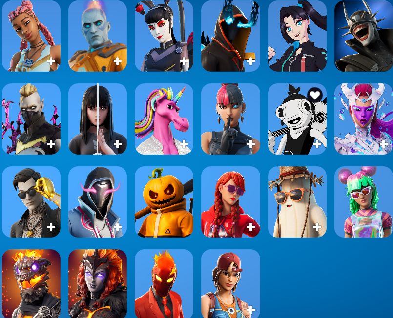 CONTA FORTNITE COM VARIAS SKIN, ACOMPANHA 3,400VBUCKS