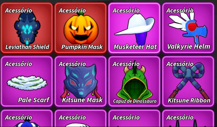 CONTA ROBLOX GEMADA EM JOGOS E VARIAS SKINS!!