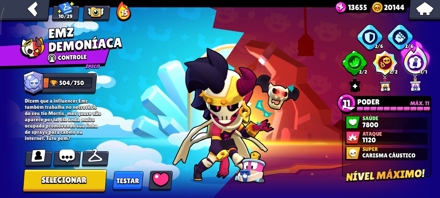 CONTA BRAWL STARS À VENDA | 27K TROFÉUS SKINS RARAS E VÁRIOS BRAWLERS!