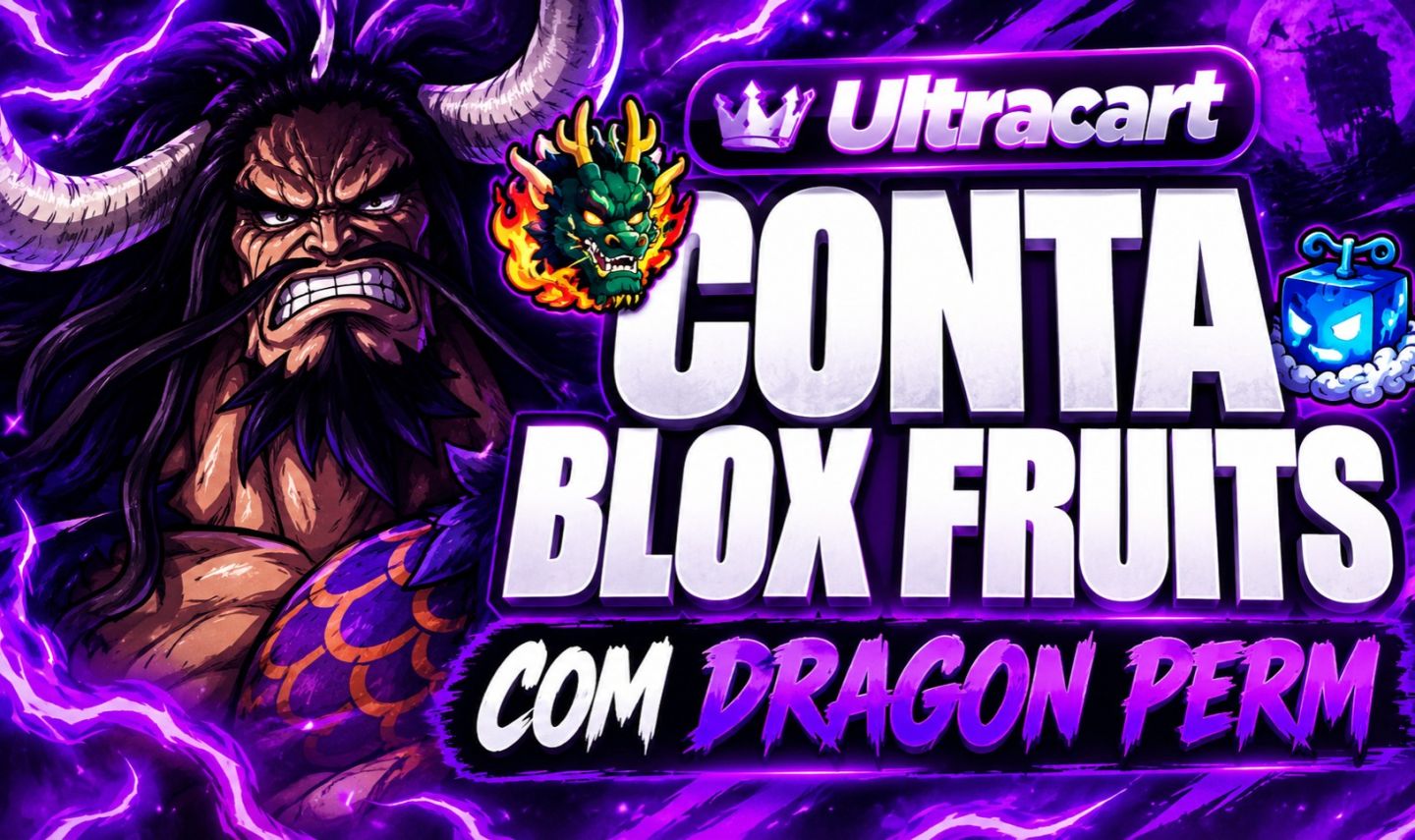 Conta blox fruits com DRAGON permanente [MELHOR PREÇO DA GGMAX!!!]
