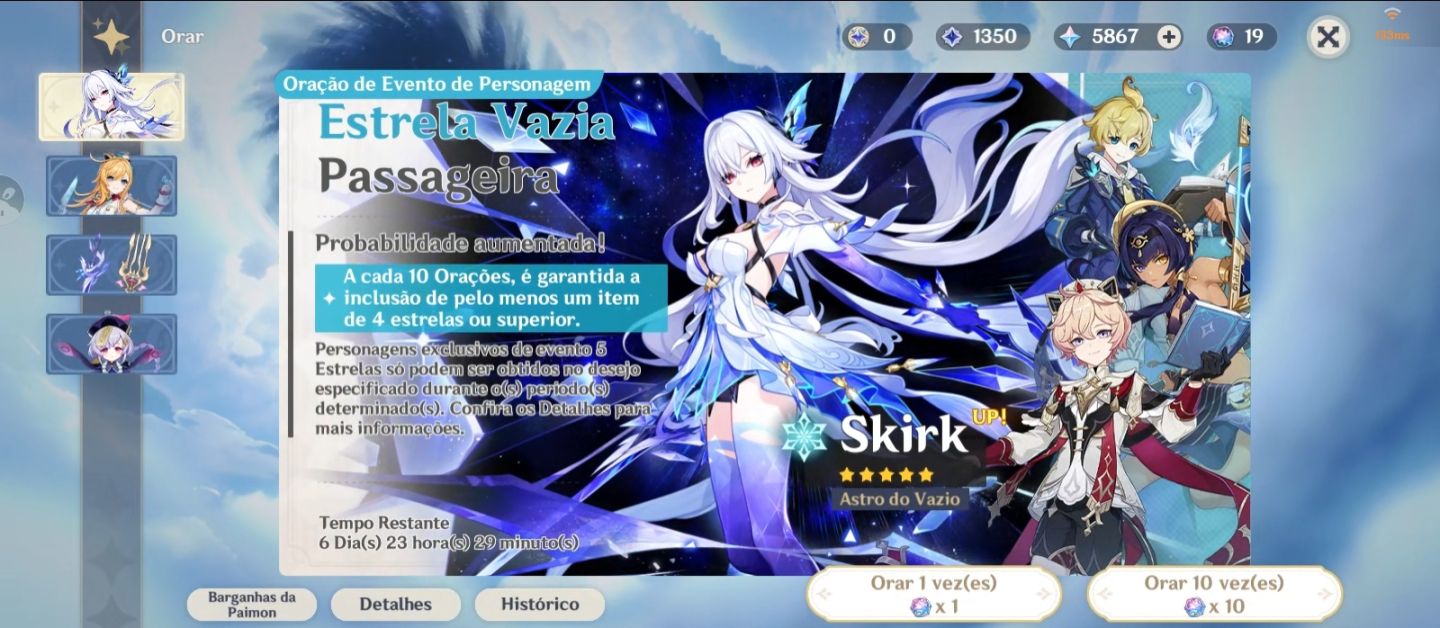 Genshin Impact contas