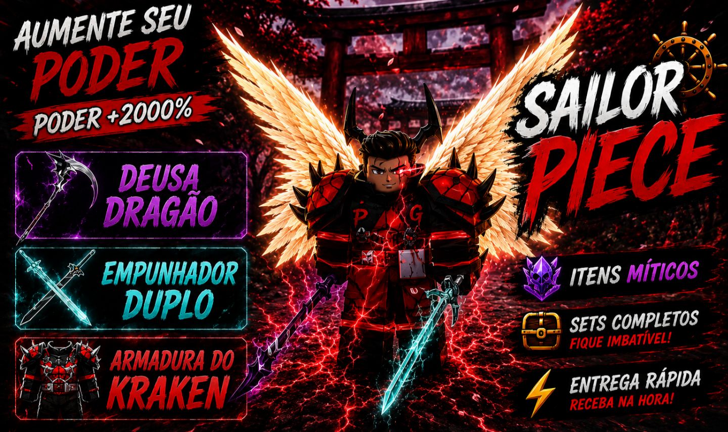 MELHORE SUA CONTA NO SAILOR PIECE | UP | FARM | KEYS E MAIS! PREÇO BARATO
