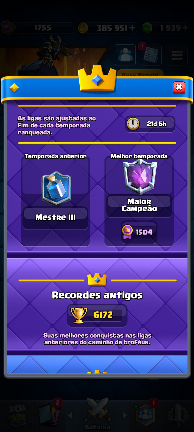 Conta rara de Clash Royale, com 10 anos de jogo, PROMOÇÃO POR TEMPO LIMITADO!!!