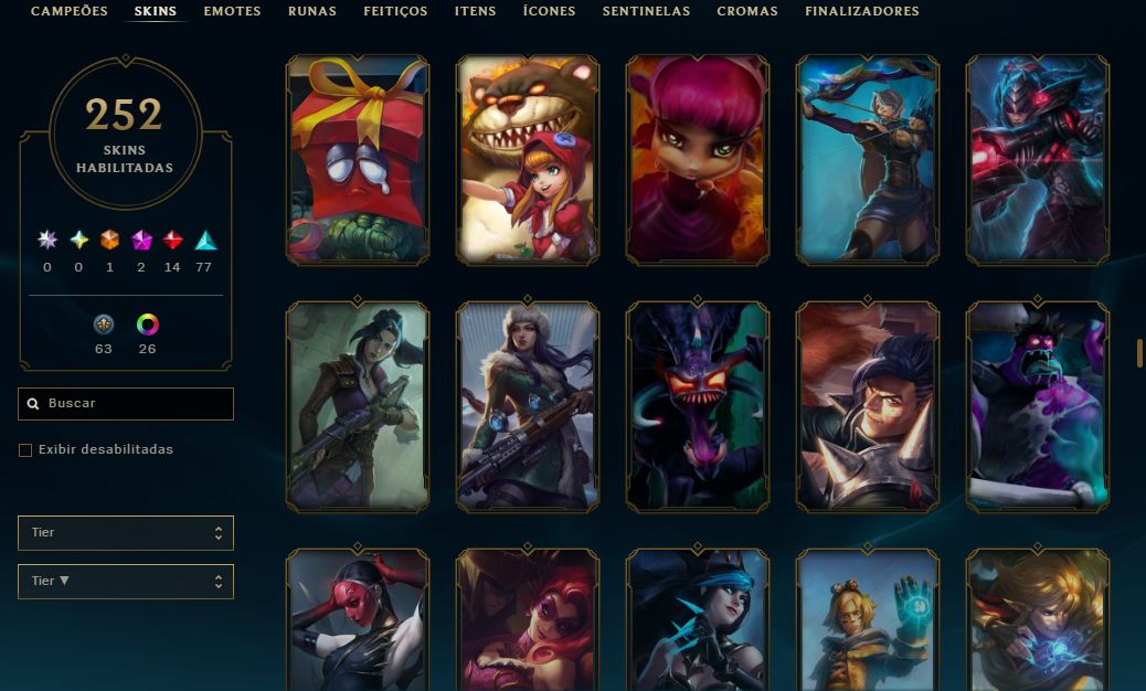 CONTA LVL 431 COM 251 SKINS - CONTA DESDE 2013