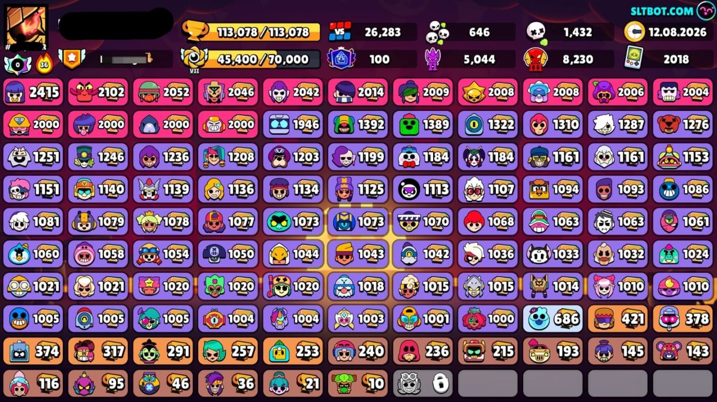 CONTA 114K + 400 SKINS + 10 PASSES + BRINDES + CONQUISTAS + ID SUPERCELL JOGOS