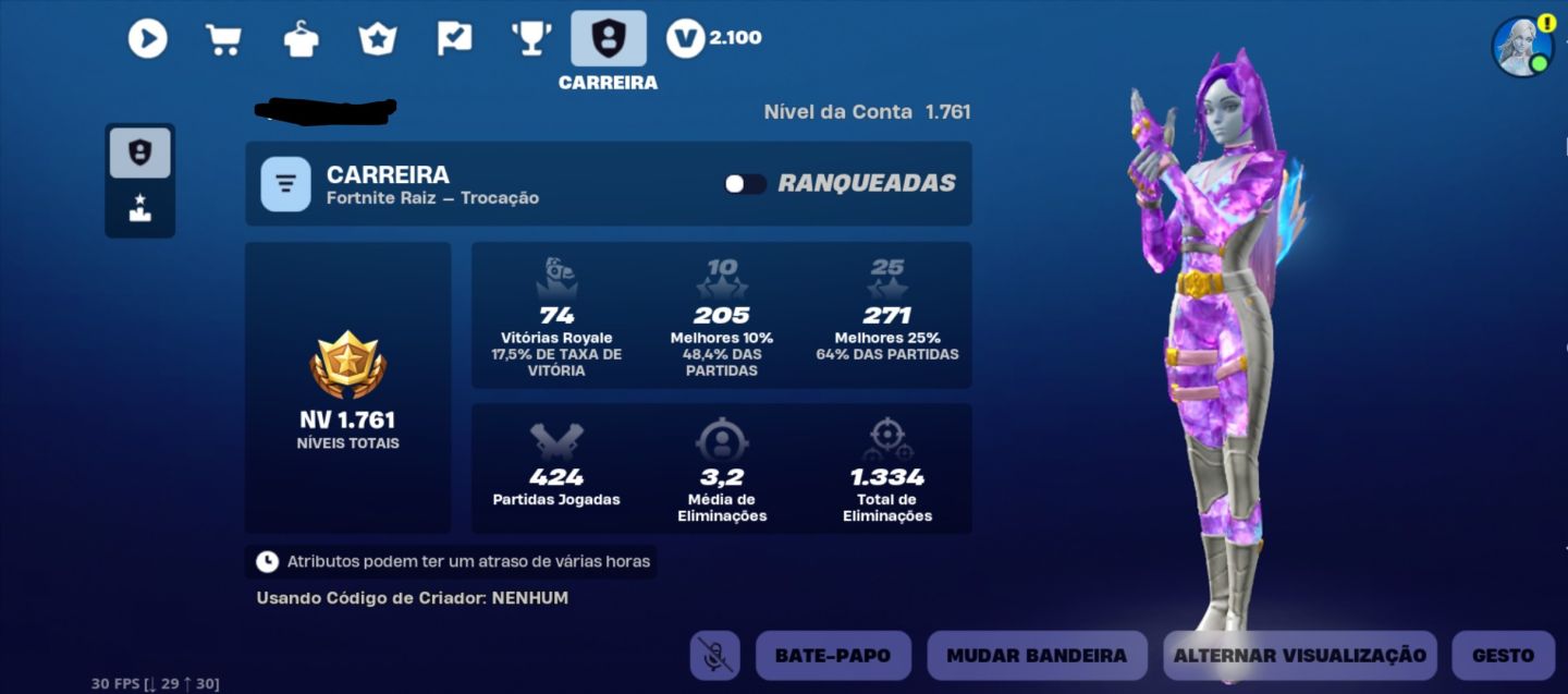 SUBO/UPO SEU PASSE DE BATALHA NÍVEL 0-200 (ALTA DISPONIBILIDADE) - FORTNITE