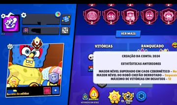 [VENDA] CONTA BRAWL STARS 110K TROFÉUS | SKINS E PINS RAROS