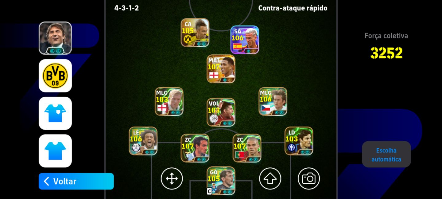 CONTA eFOOTBALL À VENDA! ELENCO FORTE, CRAQUES E ÓTIMOS JOGADORES!