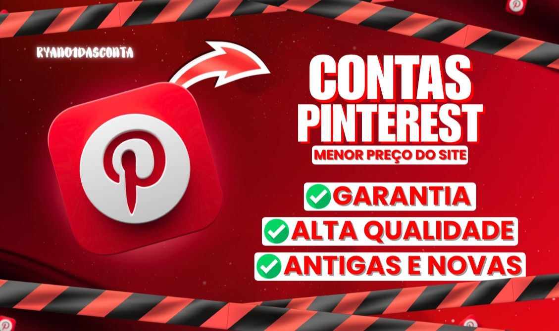 [MENOR PREÇO] CONTAS PINTEREST ANTIGAS E NOVAS | ALTA QUALIDADE