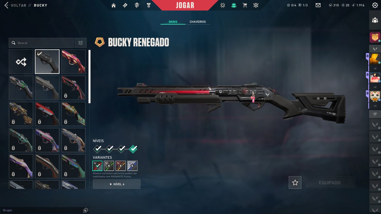 CONTA PRA VENDA COM VARIAS SKINS , TUDO LIBERADO
