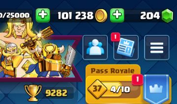 Conta Clash Royale 9K troféus