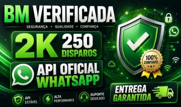 BM Verificada Disparos | 2.000 e 250 Disparos/Dia Facebook ADS