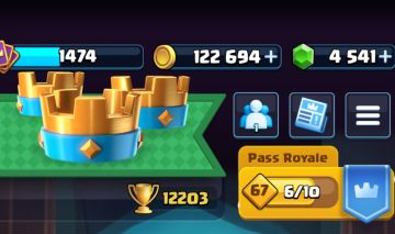 CONTA CLASH ROYALE (NÍVEL 15) + VILA CLASH OF CLANS (CV 10)