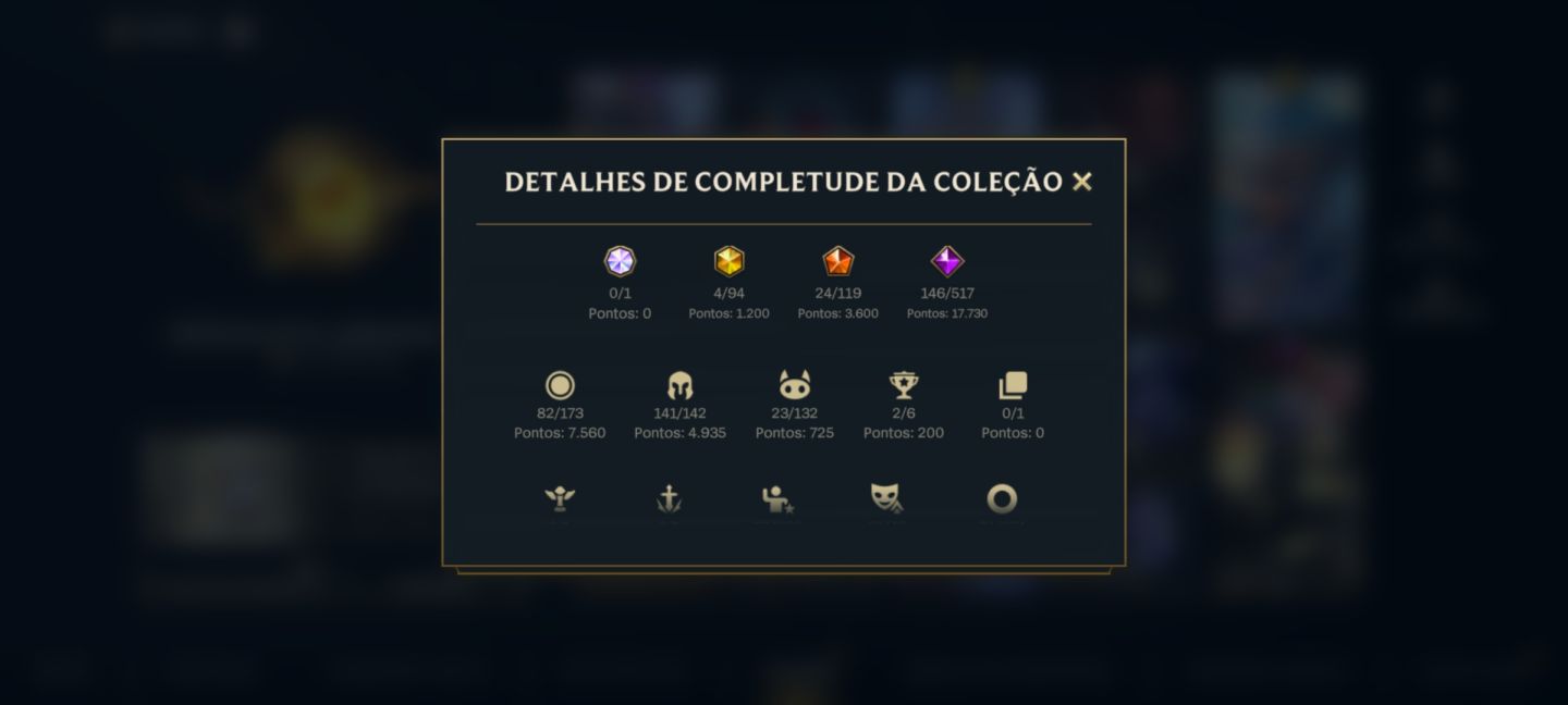 Conta Wild Rift - 257 Skin Nvl:380 (Primeiros Passes) Rara