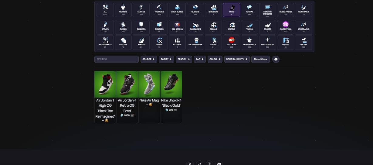 Conta Fortnite RARA a VENDA com +260 skins + 240 emotes