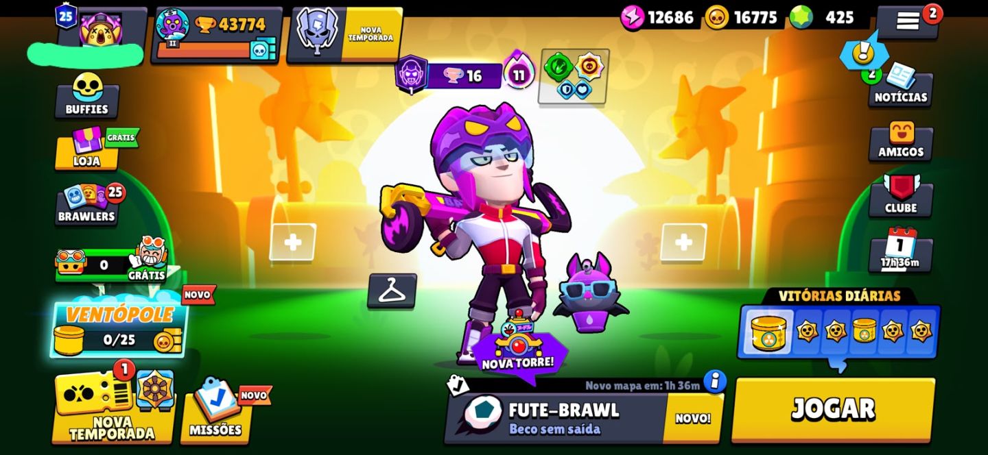 Conta de BRAWL STAR de SUPERCELL ID