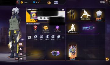 Conta de Free Fire nível 42 mestre