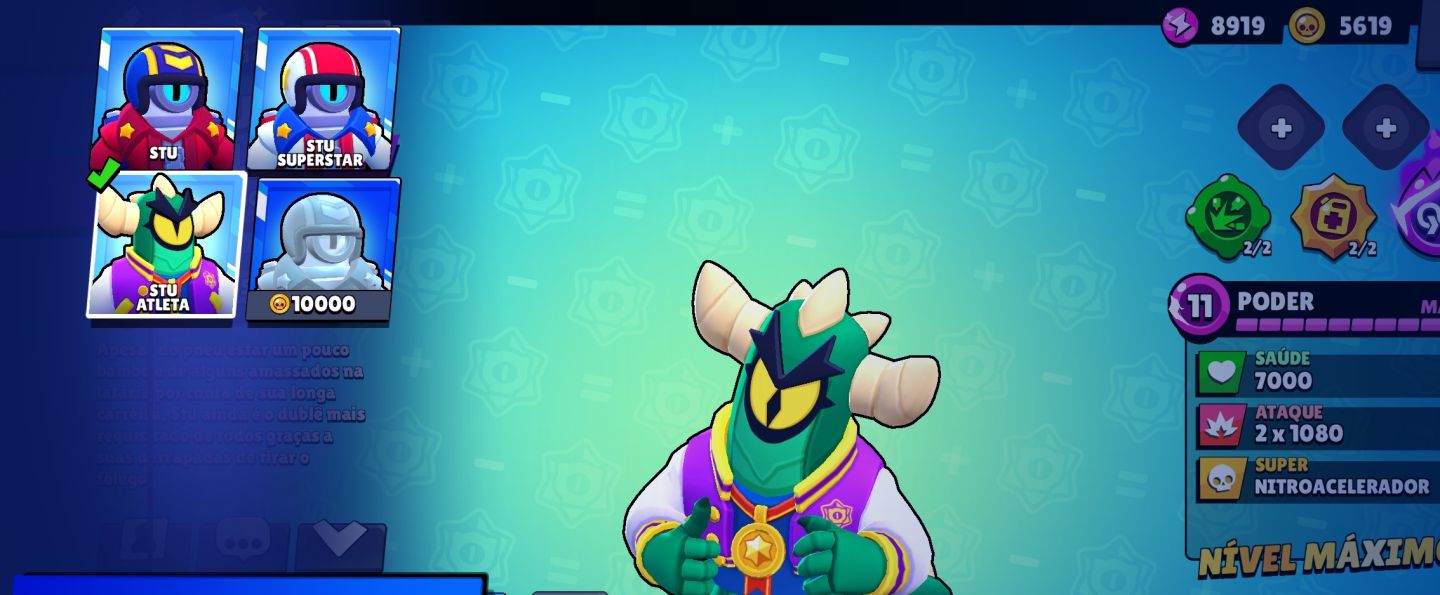 Conta de brawl com as melhores skin pra você se divertir