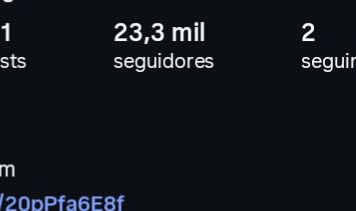 CONTA DE INSTAGRAM 23,300 SEGUIDORES