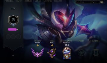 Conta de Lol Nível 41 | Mestre (70% WR) | 42 Campeões | 3 Skins | 56 Ícones e +!