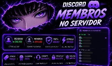[MELHOR PREÇO] MEMBROS DISCORD PARA SERVIDOR