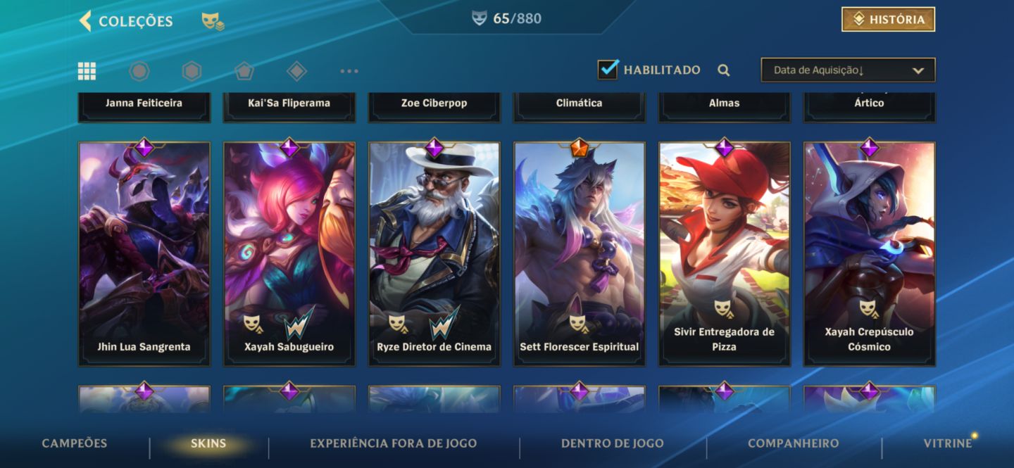 Conta Wild Rift Mestre 3