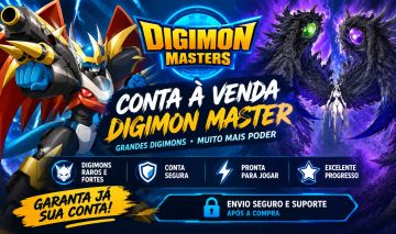 LADMO - CONTA DIGIMON MASTER - SERVIDOR OMEGAMON