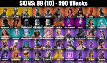Conta Fortnite Og PRIMEIRO EMAIL | S3 FULL Ceifador | S4 FULL ÔMEGA e 88 Skins.