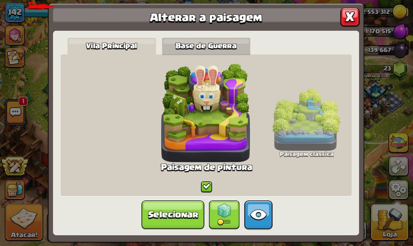 CV13 RECENTE | CV12 FULL | 6 SKINS + PAISAGEM | TH13 NEW / TH12 MAXED