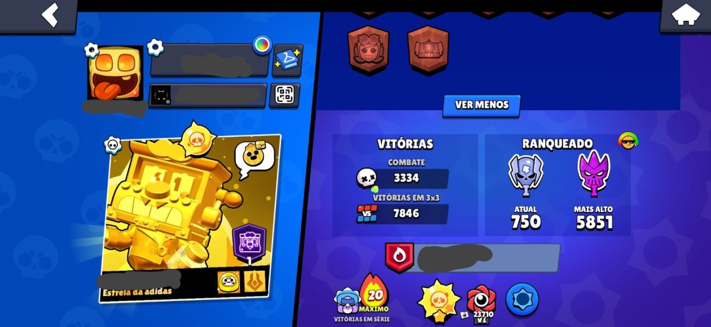 Conta de Brawl Stars muito rara.
