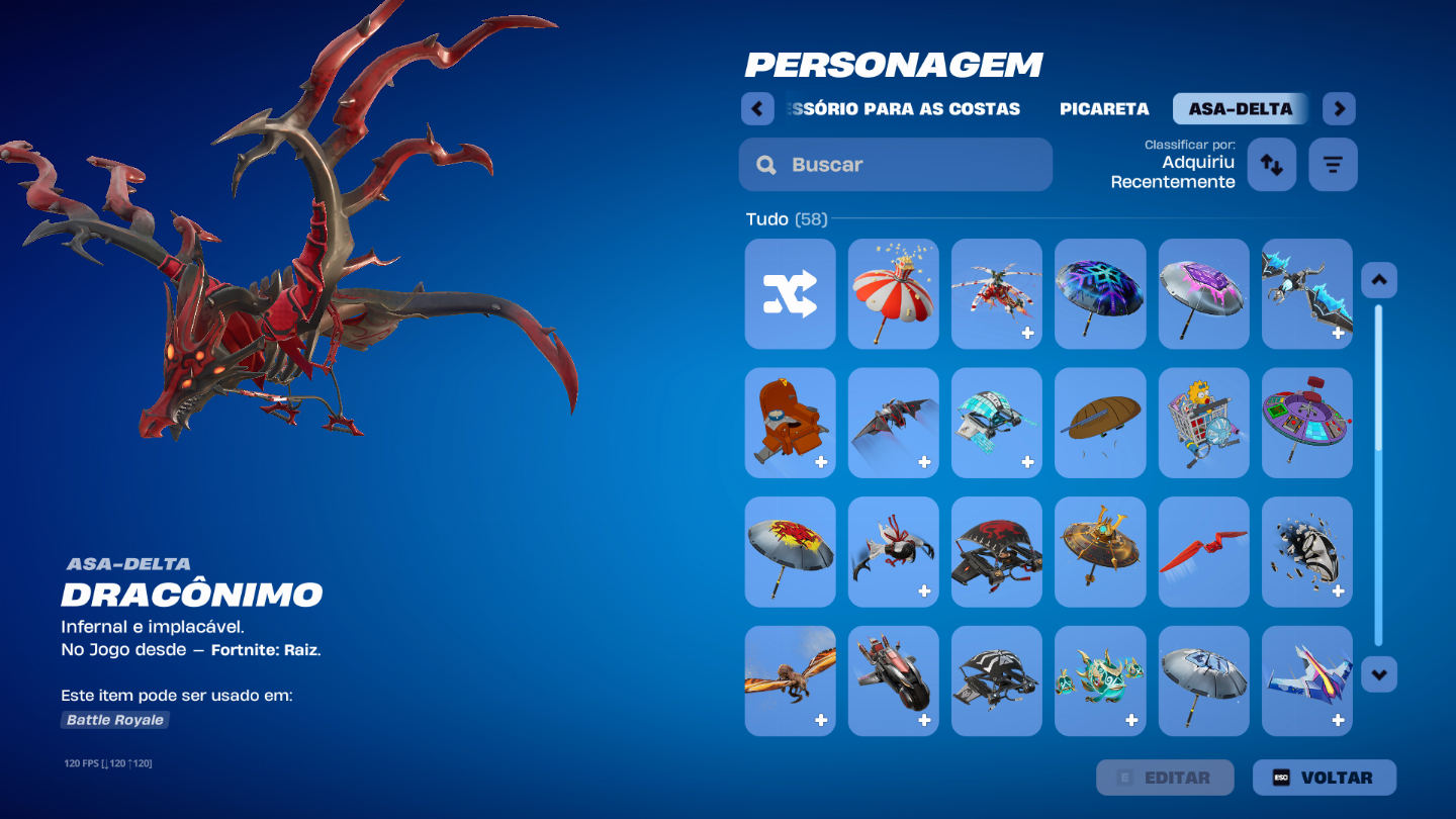 CONTA Fortnite com várias skins