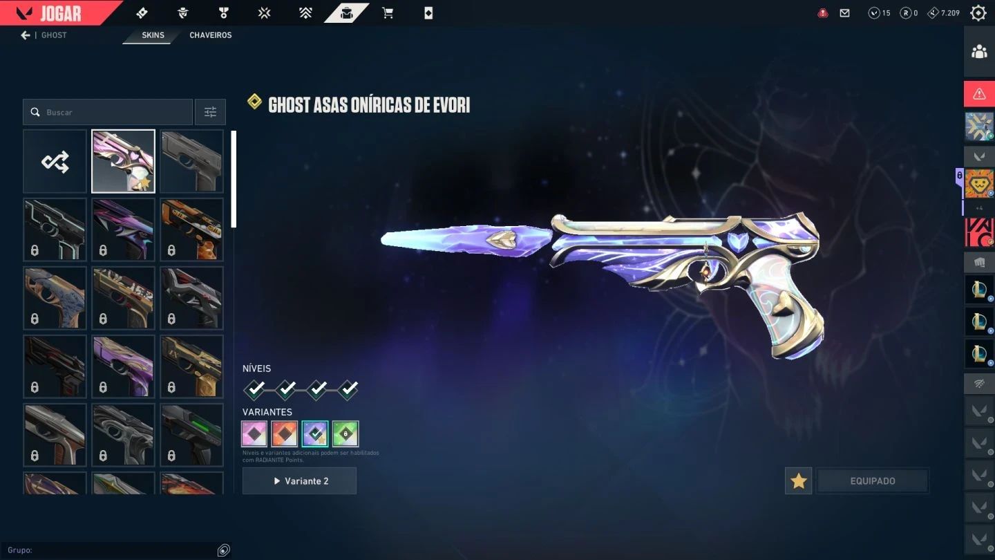 CONTA VALORANT PARA SAIR (1100 REAIS GASTOS+) BASTANTE SKIN + ELO