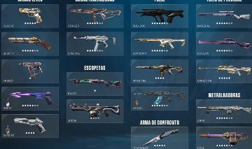 Conta valorant com várias skins/full acesso e mmr de diamante/asc