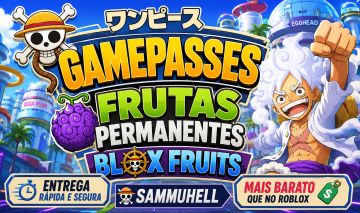 MAIS BARATO! GAMEPASSES & FRUTAS PERMANENTES BLOX FRUITS
