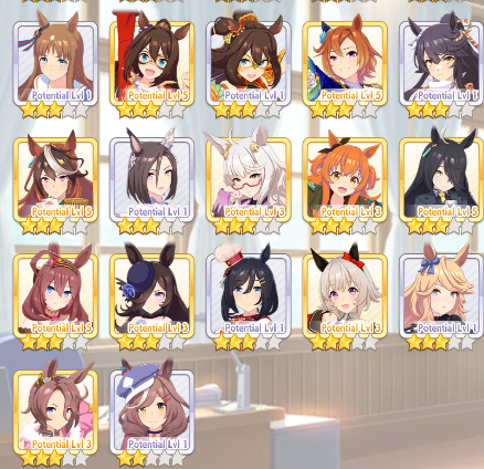 Conta Uma Musume avançada 56k carrots