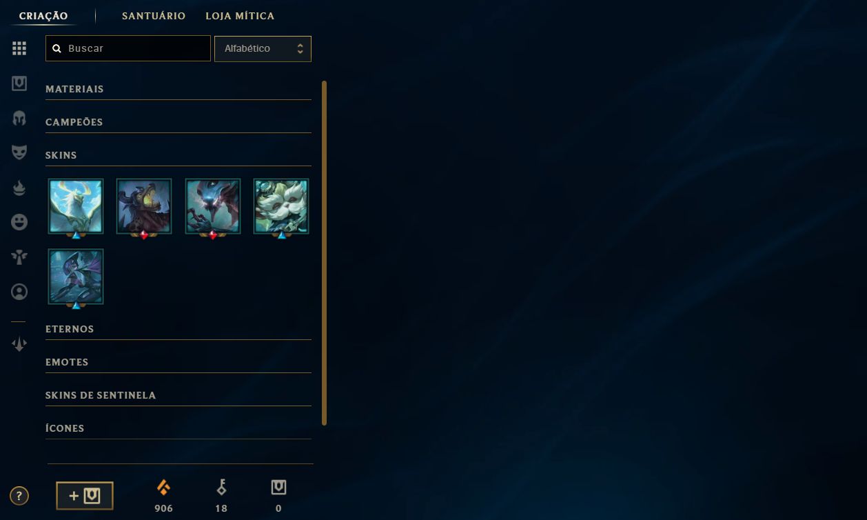 CONTA LEAGUE OF LEGENDS - 71 SKINS - ULTIMATE/MITICAS/LENDARIAS - FULL ACESSO