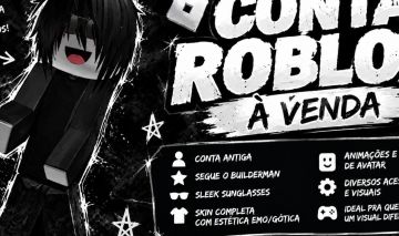 CONTA ROBLOX COM SLEEK SUNGLASSES