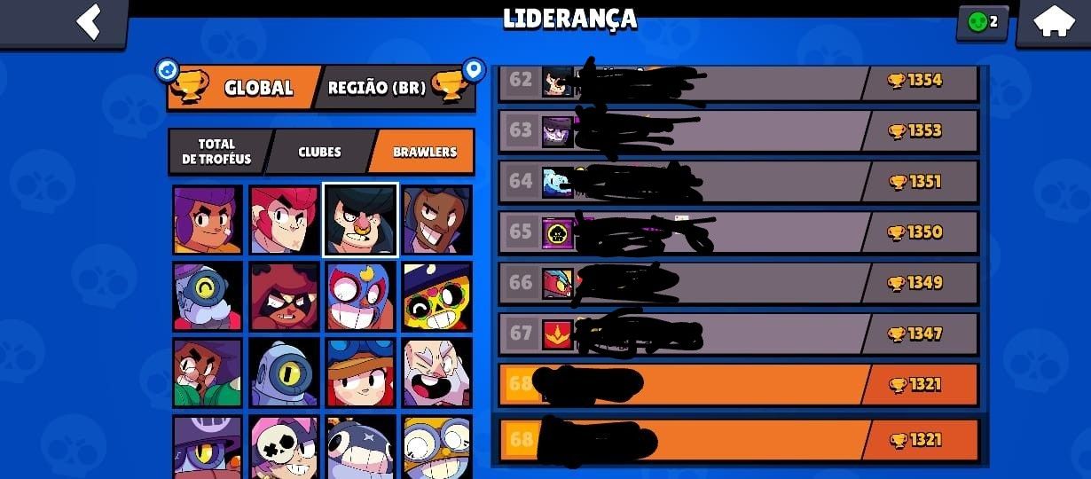 UPO/SUBO SUA CONTA, TROFÉUS, PASSE COMPLETO, PASSE RANQUEADO - BRAWL STARS