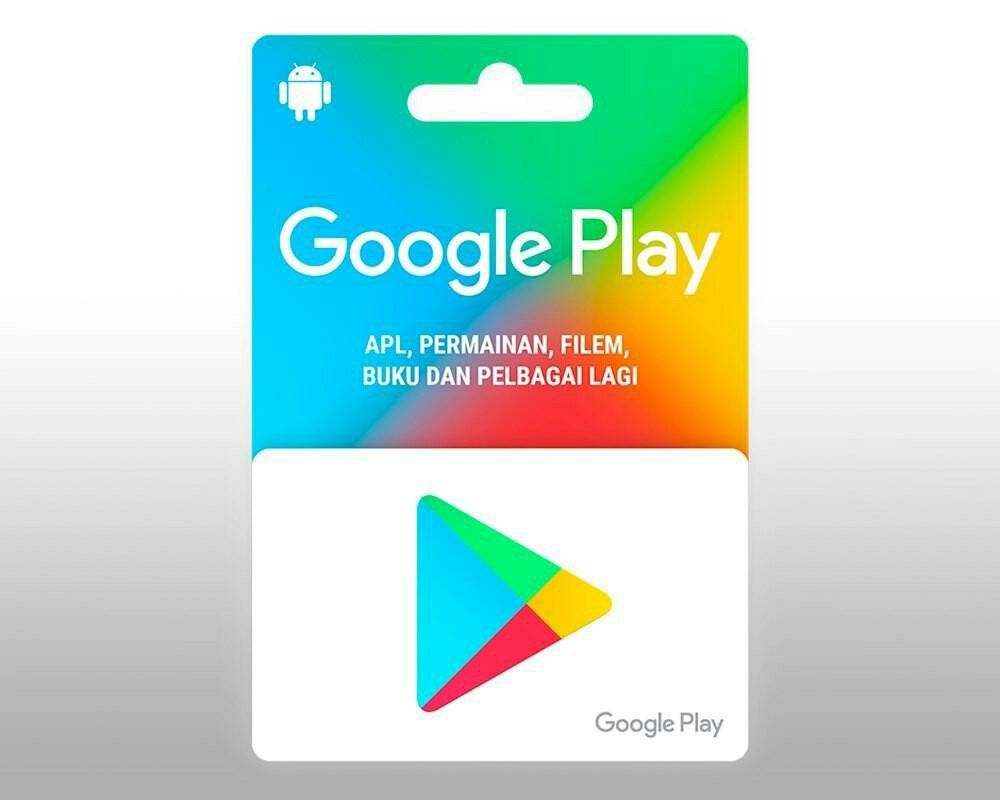GIFT CARDS PARA GOOGLE PLAY " PLAY STORE"( MENOR PREÇO)