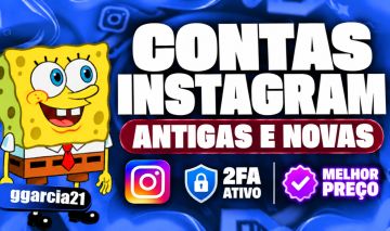 Contas Instagram Antigas e Novas com 2FA Ativo | Melhor Preço