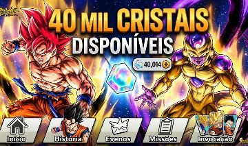 Dragon ball legends | 40 mil Cristais