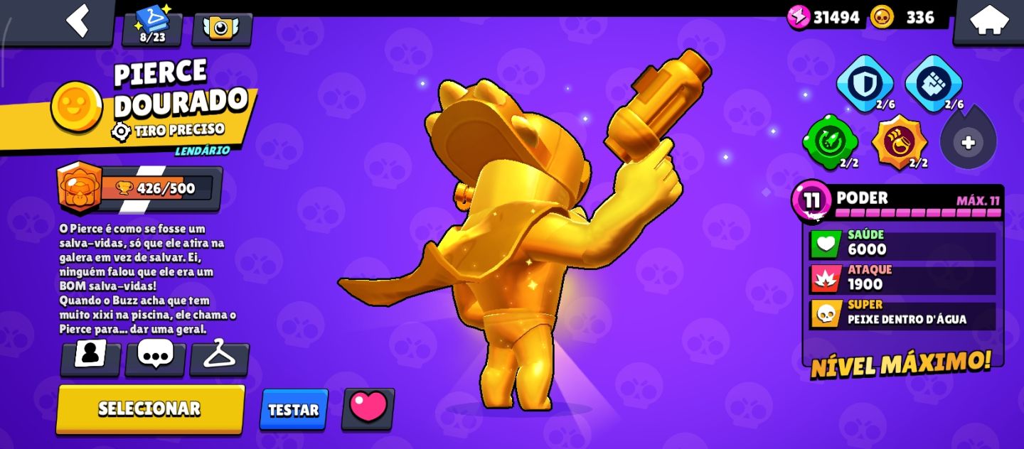 Conta de Brawl+Clash Royale