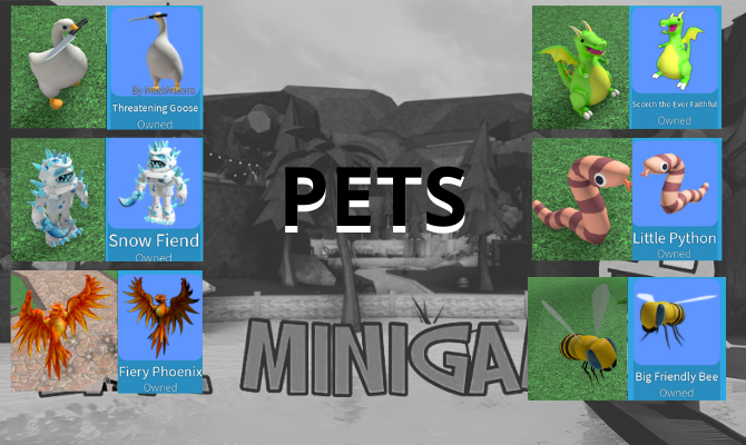EPIC MINIGAMES - GEARS, EFEITOS, PETS E MAIS.