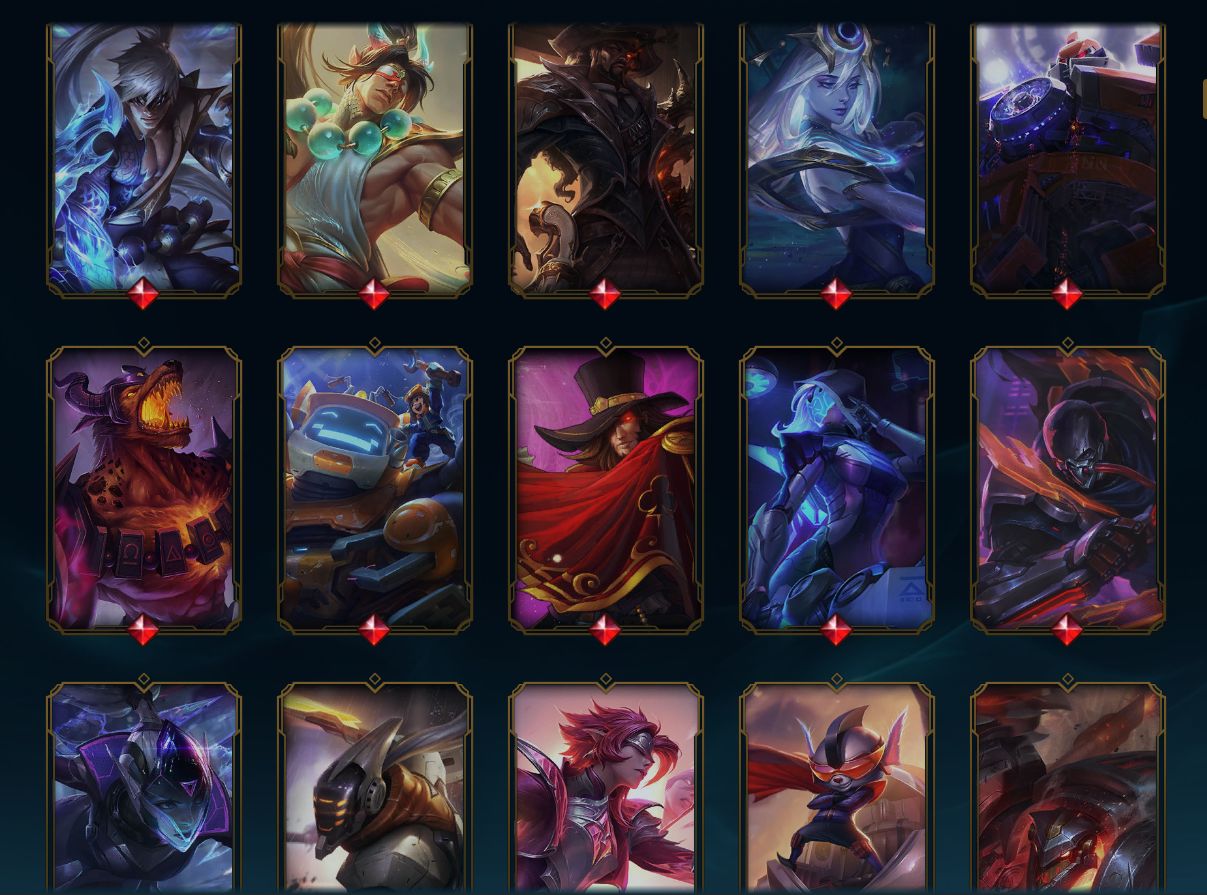 CONTA LEAGUE OF LEGENDS / 357 SKINS / LV 756 / BRONZE 4