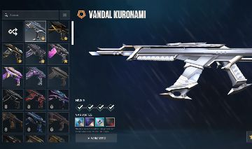 Conta valorant Vandal kuronami, vandal champions 2023, vandal champions 2025