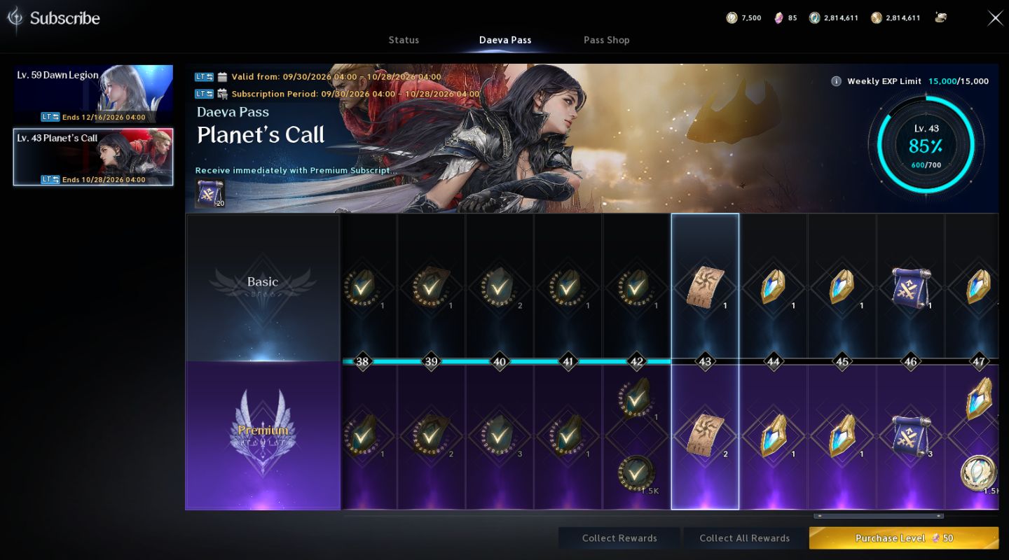 Conta AION 2 SpiritMaster 2418 GS e 113K CP, Steam Separada, Server Ariel, Elyos