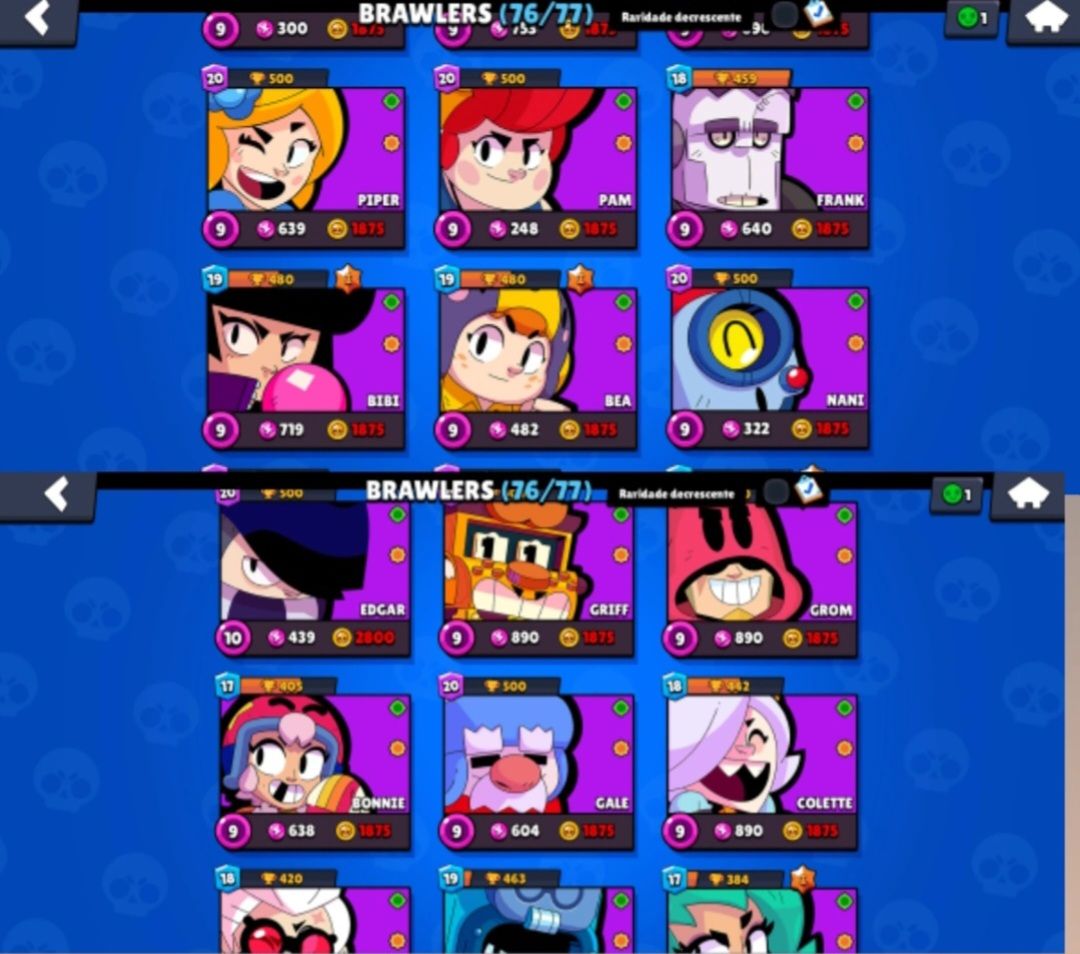 ⚡CONTA DE BRAWL STARS DE 2018 COM SHELLY STELLAR E 5 ANOS DE CRIAÇÃO ⚡